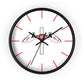 🌹 Reloj de pared del logo